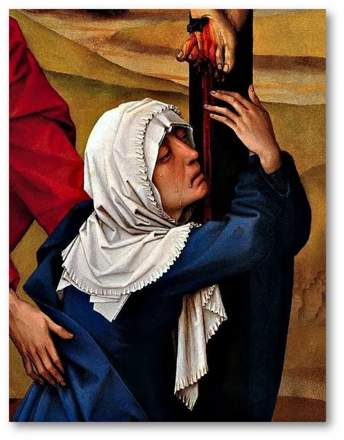 Resultado de imagem para mARIA AOS PÃ‰S DA CRUZ