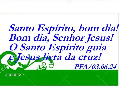 Bom dia... (Ver mais)