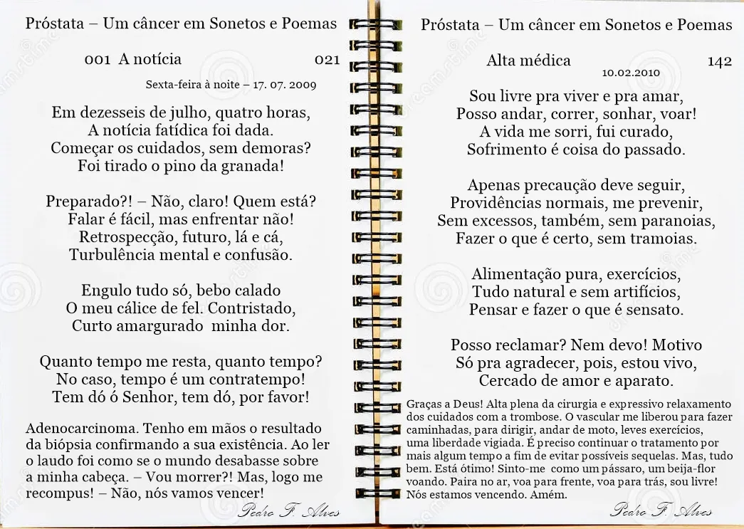 Próstata – Um câncer em Sonetos e Poemas (Ver mais)