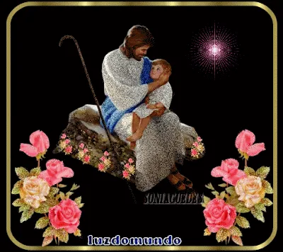 Resultado de imagem para GIF NO COLO DE JESUS