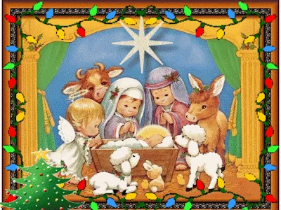 Resultado de imagem para gif de coelhos de natal