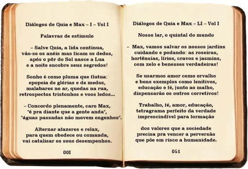 DIÁLOGOS DE QUIA MAX - VOL I (Ver mais) 001-051