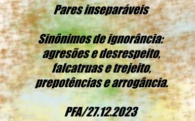 Pares inseparáveis (ver mais).-