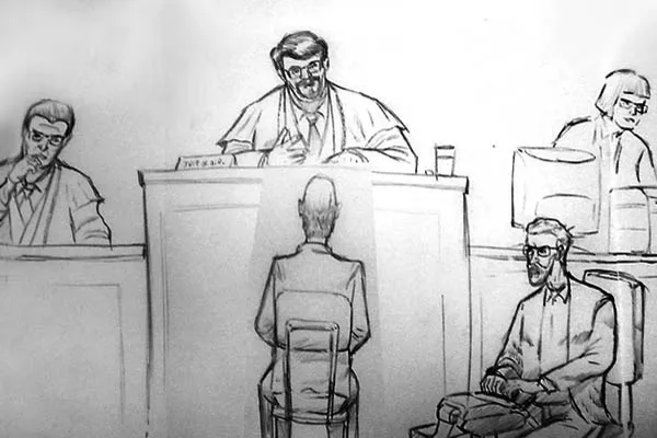 Resultado de imagem para rEU DIANTE DO JUIZ