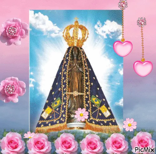 Resultado de imagem para gif nossa senhora aparecida