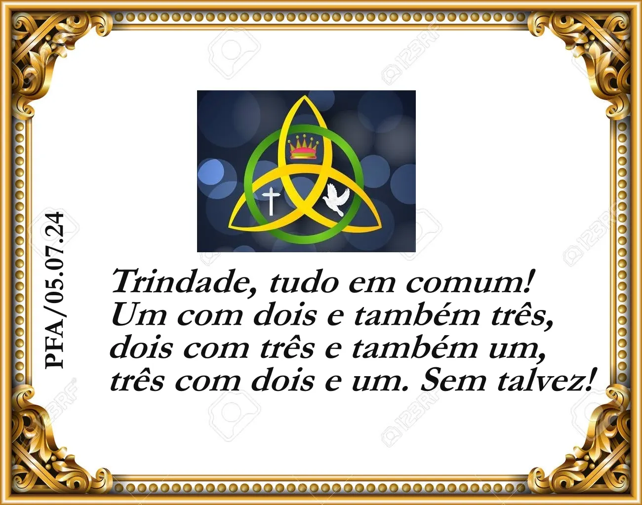 Trindade, tudo em comum (Ver mais)