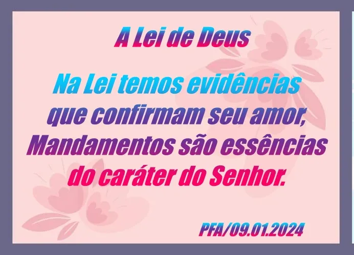 A Lei de Deus - Trova  (Ver mais)