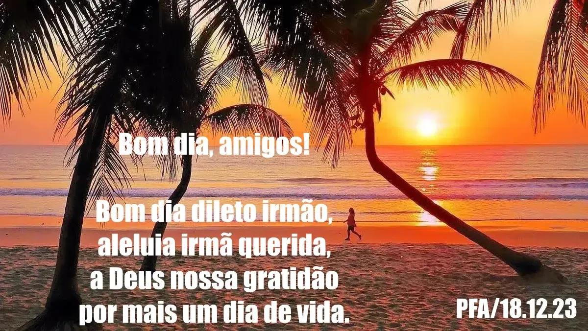 Bom dia, amigos! (Ver mais).
