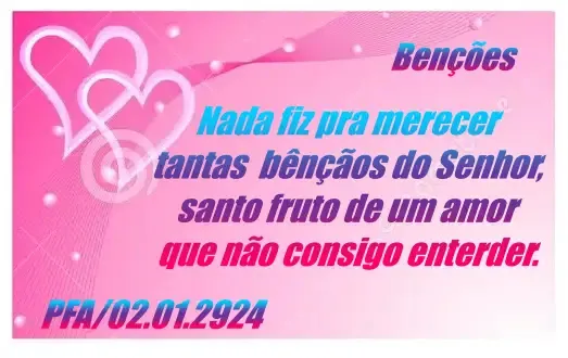 Bênçãos (Ver mais)