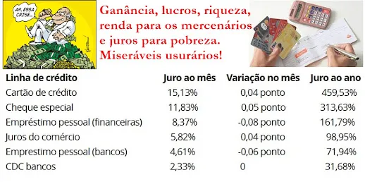 Juros e lucros (Ver mais)