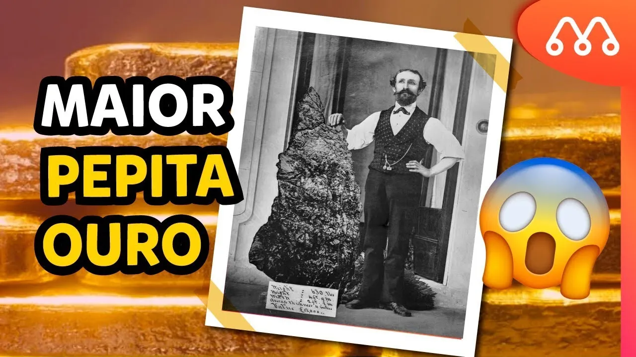 Resultado de imagem para pepita de ouro encontrada no brasil