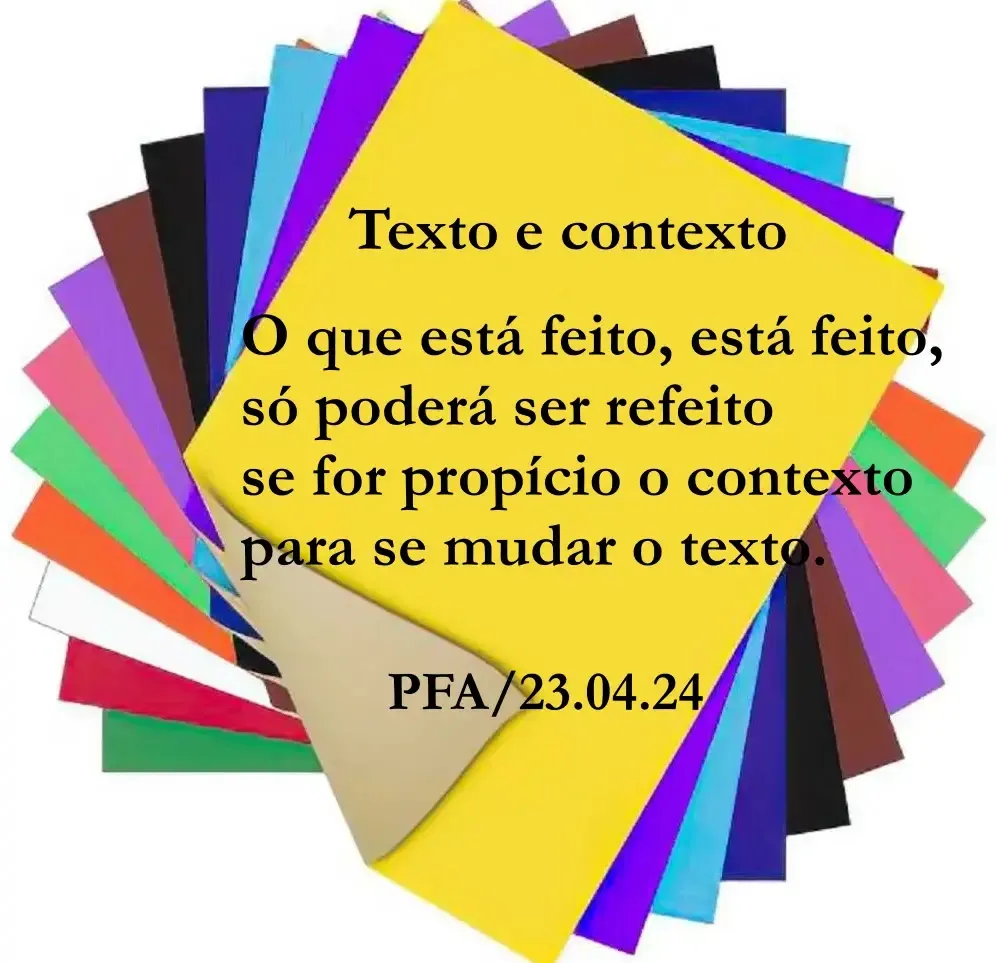 Texto e contexto (Ver mais)