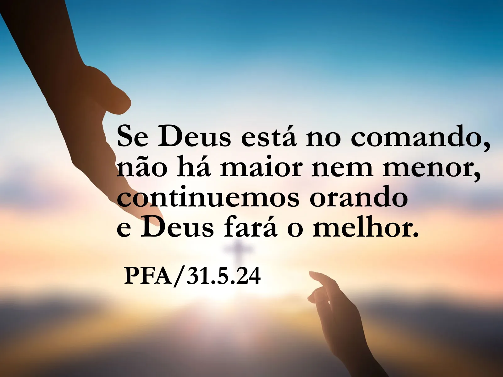 Nas mãos de Deus (Ver naus)