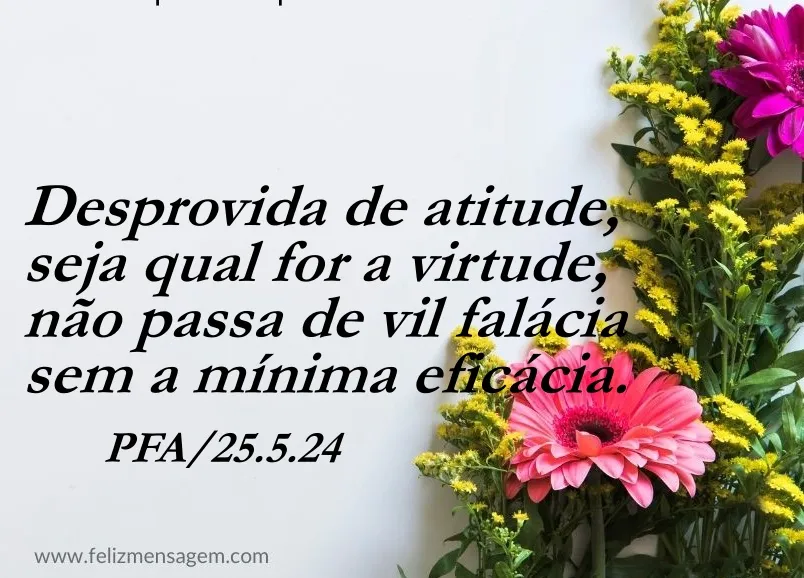 Virtude e atitude (Ver mais)