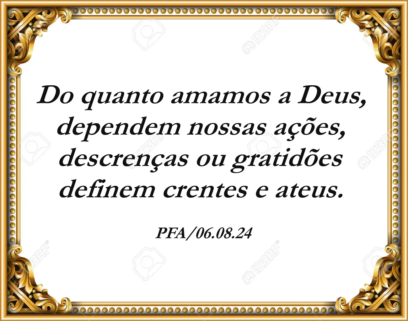 Crentes e ateus