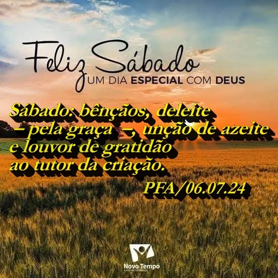 Sábado de graças (Ver mais)