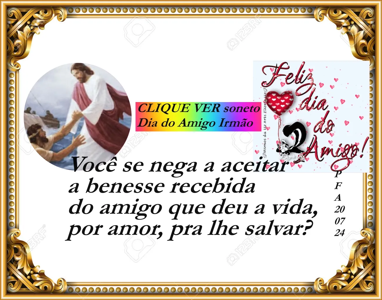 Dia do amigo irmão (Ver mais)