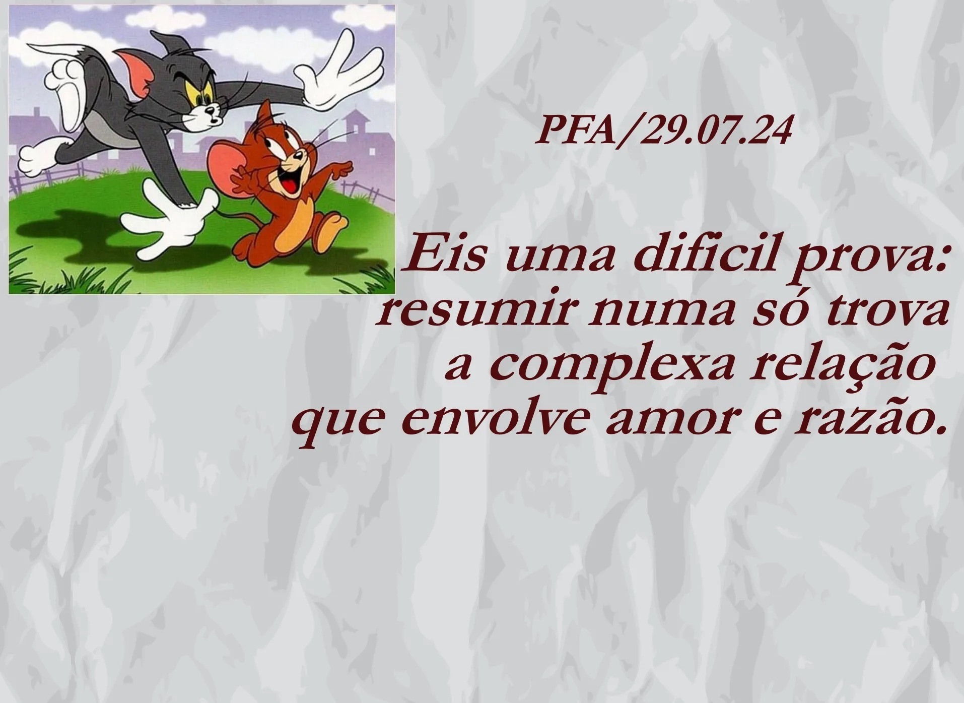 Gato e rato (Ver mais)